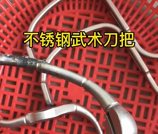 不銹鋼武術(shù)用具刀把實拍